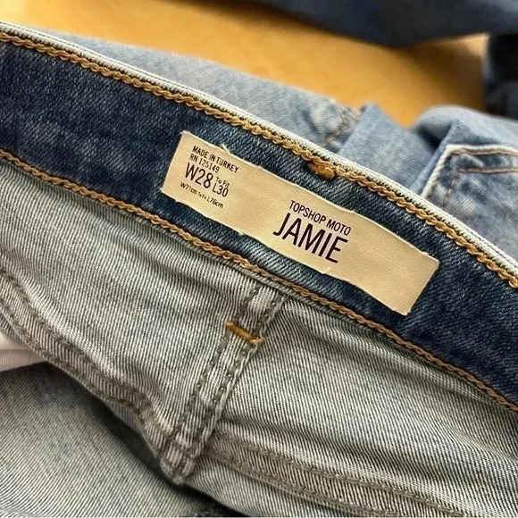 💕Topshop Jamie skinny jeans  28x25 - Picture 6 of 11